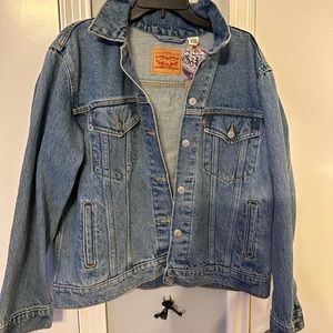 Levis cow beaded jacket hand made